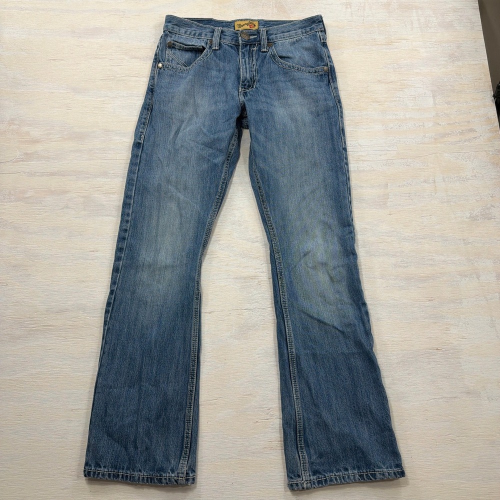 Wrangler Jeans 20X Style 42 Vintage Bootcut 29x31 Denim Blue Mens